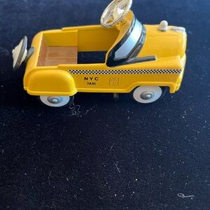 Golden Wheel Collector Edition Yellow NYC Taxi Pedal Car.